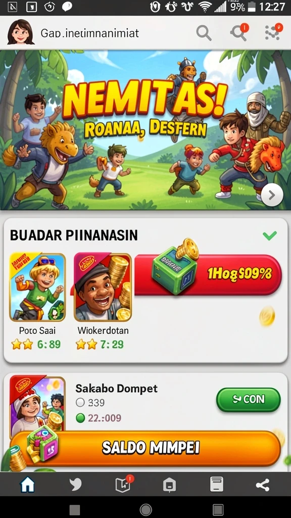 jv88 - Pengguna sedang menikmati gameplay di mode kompetisi.