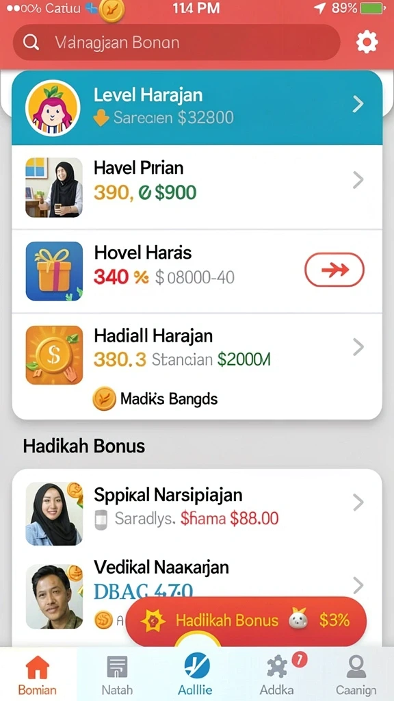 surga11 - Tangkapan layar menunjukkan pemandangan dunia fantasi yang indah.